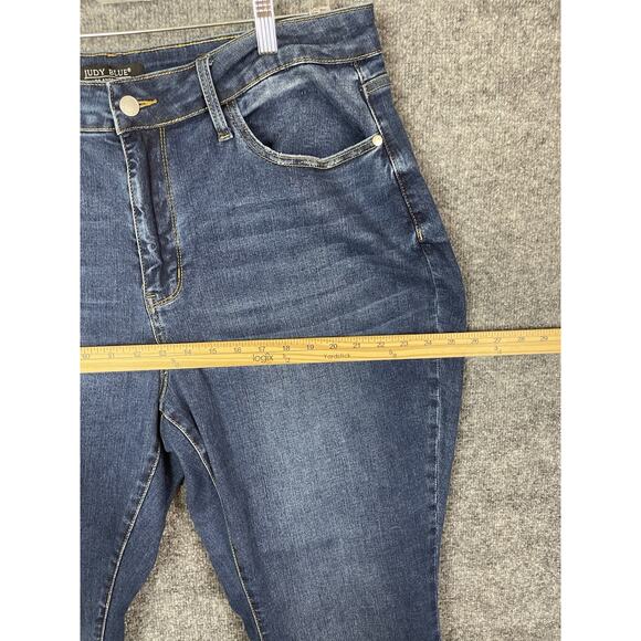 Judy Blue Jeans Women's Size 20W Boyfriend Fit Blue Strech - Picture 8 of 16